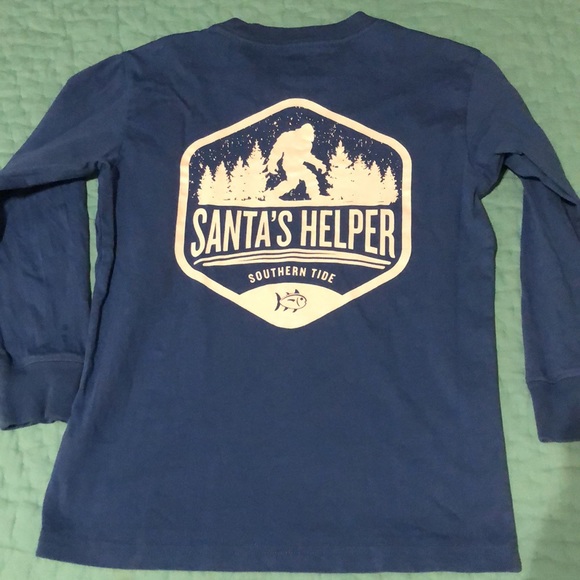 Boys Southern Tide Christmas shirt w/ Halloween tee for free - Picture 4 of 7